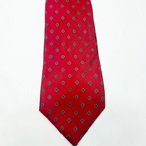Lord & Taylor Silk Necktie in Red